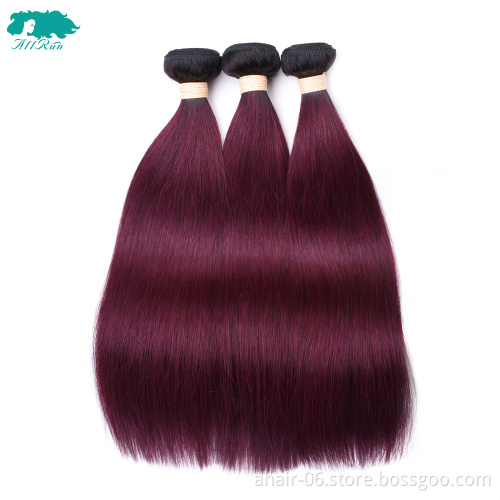 cheap silky virgin human hair 1b 99j straight hair wholesale products china supplier
